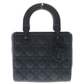 Dior Lady Small MY Abcdior Ultra Matte Black Lambskin 2-Way Shoulder