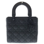 Dior Lady Small MY Abcdior Ultra Matte Black Lambskin 2-Way Shoulder