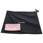 Chanel 22 Tote Shoulder Bag Pink Calfskin Gold — view 7