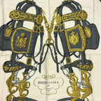 Hermes Carre 90 Silk Scarf Brides de Gala Ceremonial Bridle — view 6