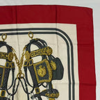 Hermes Carre 90 Silk Scarf Brides de Gala Ceremonial Bridle — view 3