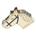 Hermes Cadrige Twilly Ring Scarf Gold Black