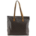 Louis Vuitton Cabas Mezzo Monogram Canvas Brown Tote