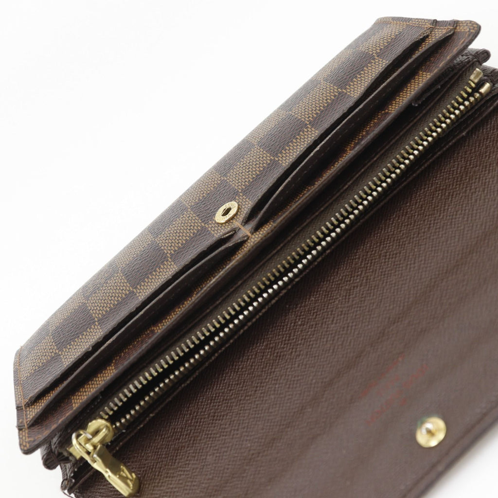 Louis Vuitton Portefeuille Sarah Damier Canvas Brown Wallet — view 7