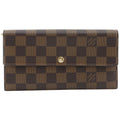 Louis Vuitton Portefeuille Sarah Damier Canvas Brown Wallet