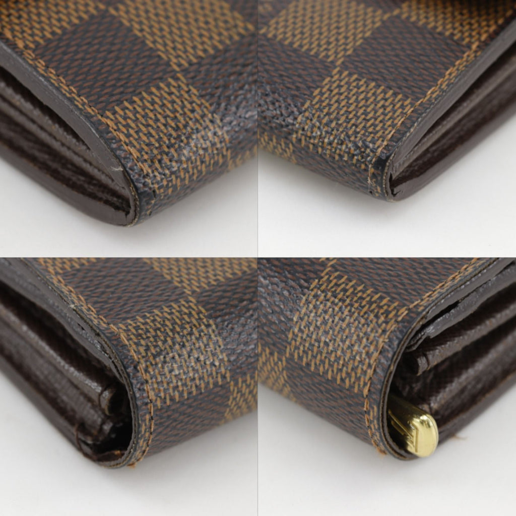 Louis Vuitton Portefeuille Sarah Damier Canvas Brown Wallet — view 4