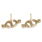 Dior CD Logo Rhinestone Stud Earring — view 5
