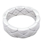 Chanel Ring Quilted 18k White Gold