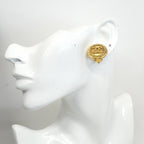 Chanel Earrings Vintage CC Logo Round — view 6