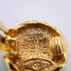 Chanel Earrings Vintage CC Logo Round — view 5