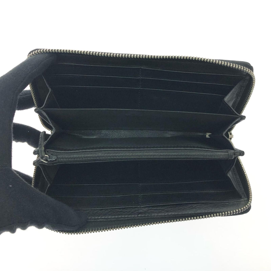 Gucci Wallet Zip Around Leather Mistral Micro Guccissima Black — view 5