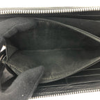 Gucci Wallet Zip Around Leather Mistral Micro Guccissima Black — view 6