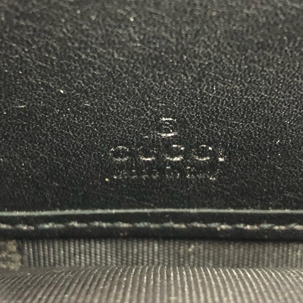 Gucci Wallet Zip Around Leather Mistral Micro Guccissima Black — view 7