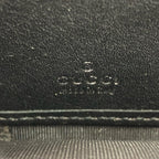 Gucci Wallet Zip Around Leather Mistral Micro Guccissima Black — view 7