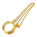 Chanel Pendant Spring Collection CC Logo Turnlock Gold Vintage