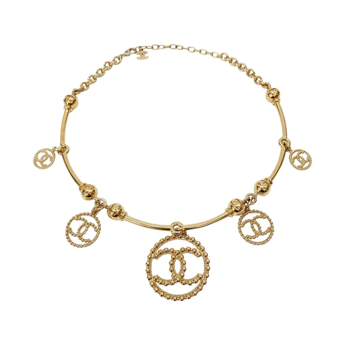 Chanel Choker Necklace Gold