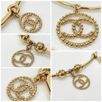 Chanel Choker Necklace Gold — view 6