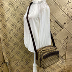 Gucci Shoulder Bag Crossbody GG Canvas Brown — view 3