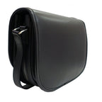Celine Besace Shoulder Bag Leather Black Silver — view 2