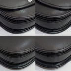 Celine Besace Shoulder Bag Leather Black Silver — view 4