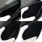 Celine Besace Shoulder Bag Leather Black Silver — view 5