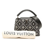Louis Vuitton Capucines MM 2-Way Shoulder Bag Black Gold Leather — view 6