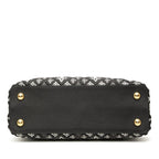 Louis Vuitton Capucines MM 2-Way Shoulder Bag Black Gold Leather — view 3