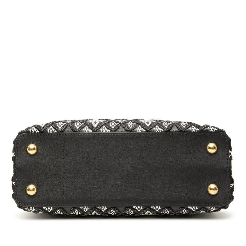 Louis Vuitton Capucines MM 2-Way Shoulder Bag Black Gold Leather — view 3