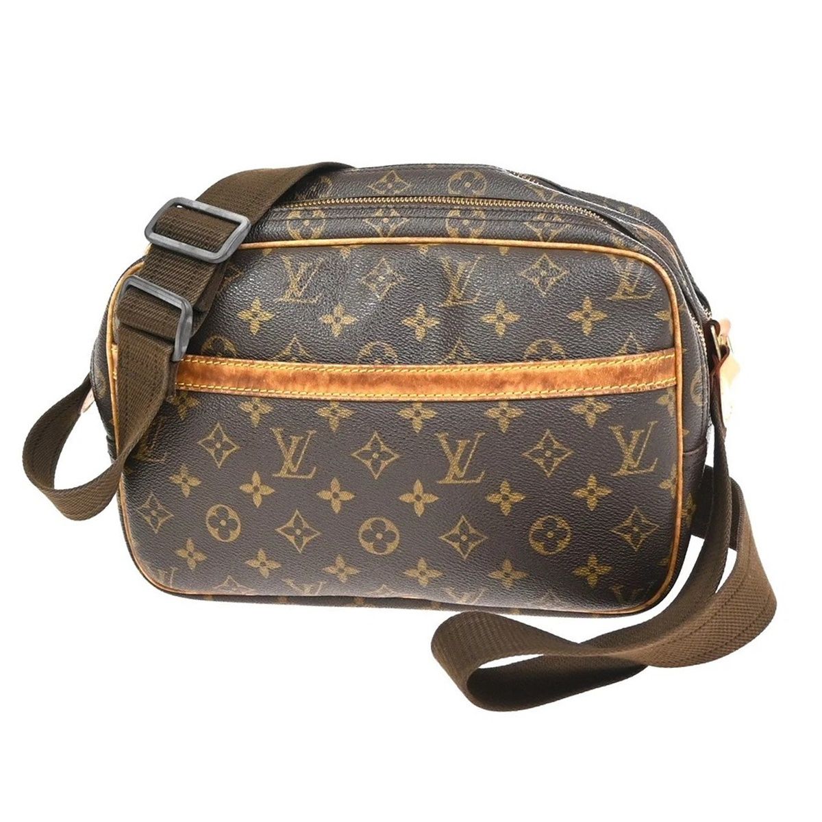 Louis Vuitton Reporter PM Shoulder Bag Monogram Leather