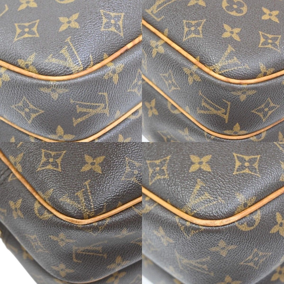 Louis Vuitton Reporter PM Shoulder Bag Monogram Leather — view 7