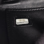 Chanel Shoulder Bag CC Filigree Red Black Fabric Leather CC Quilted Chain — view 5