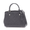 Louis Vuitton Handbag Montaigne BB 2-Way Noir Leather Montigne BB