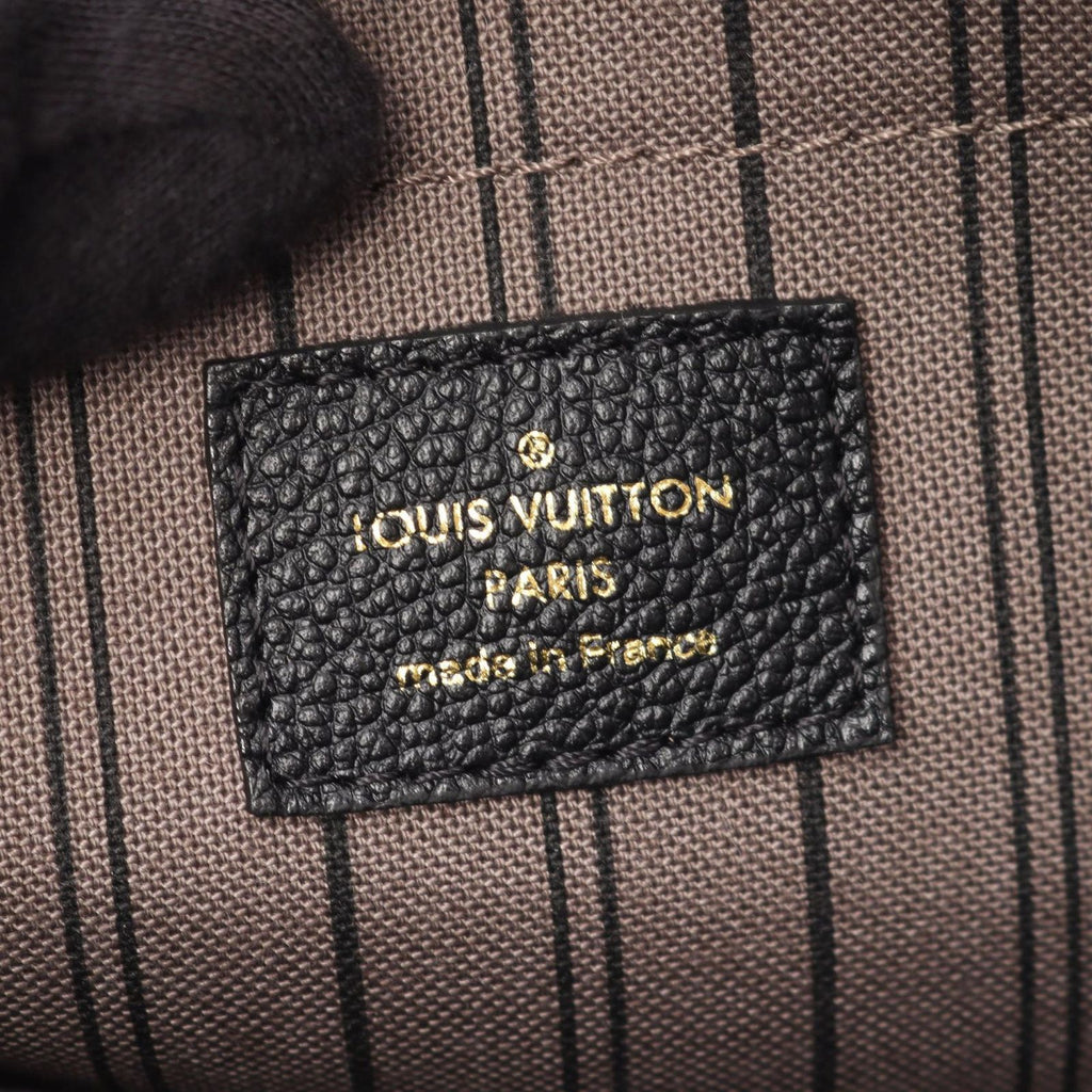 Louis Vuitton Handbag Montaigne BB 2-Way Noir Leather Montigne BB — view 4