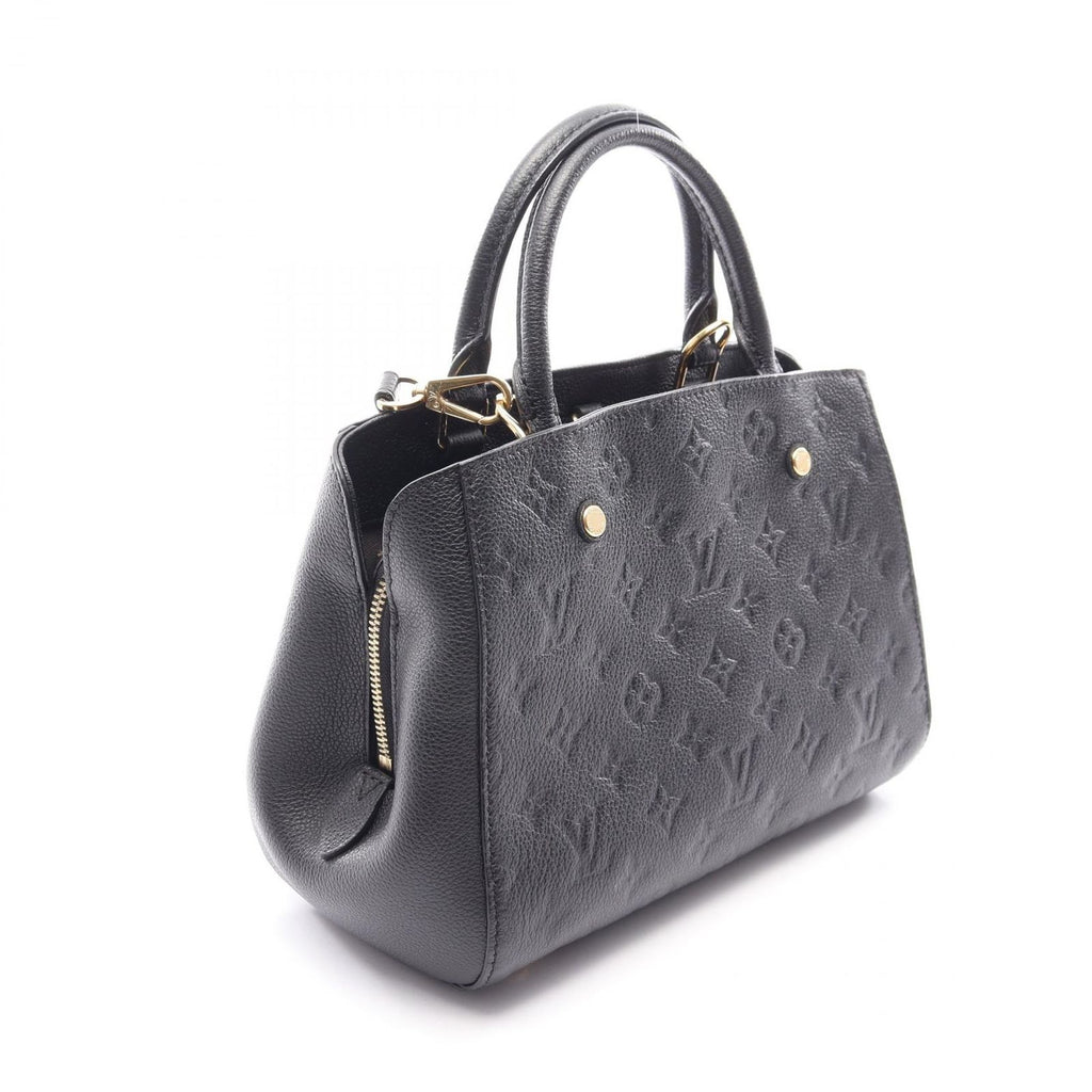 Louis Vuitton Handbag Montaigne BB 2-Way Noir Leather Montigne BB — view 2