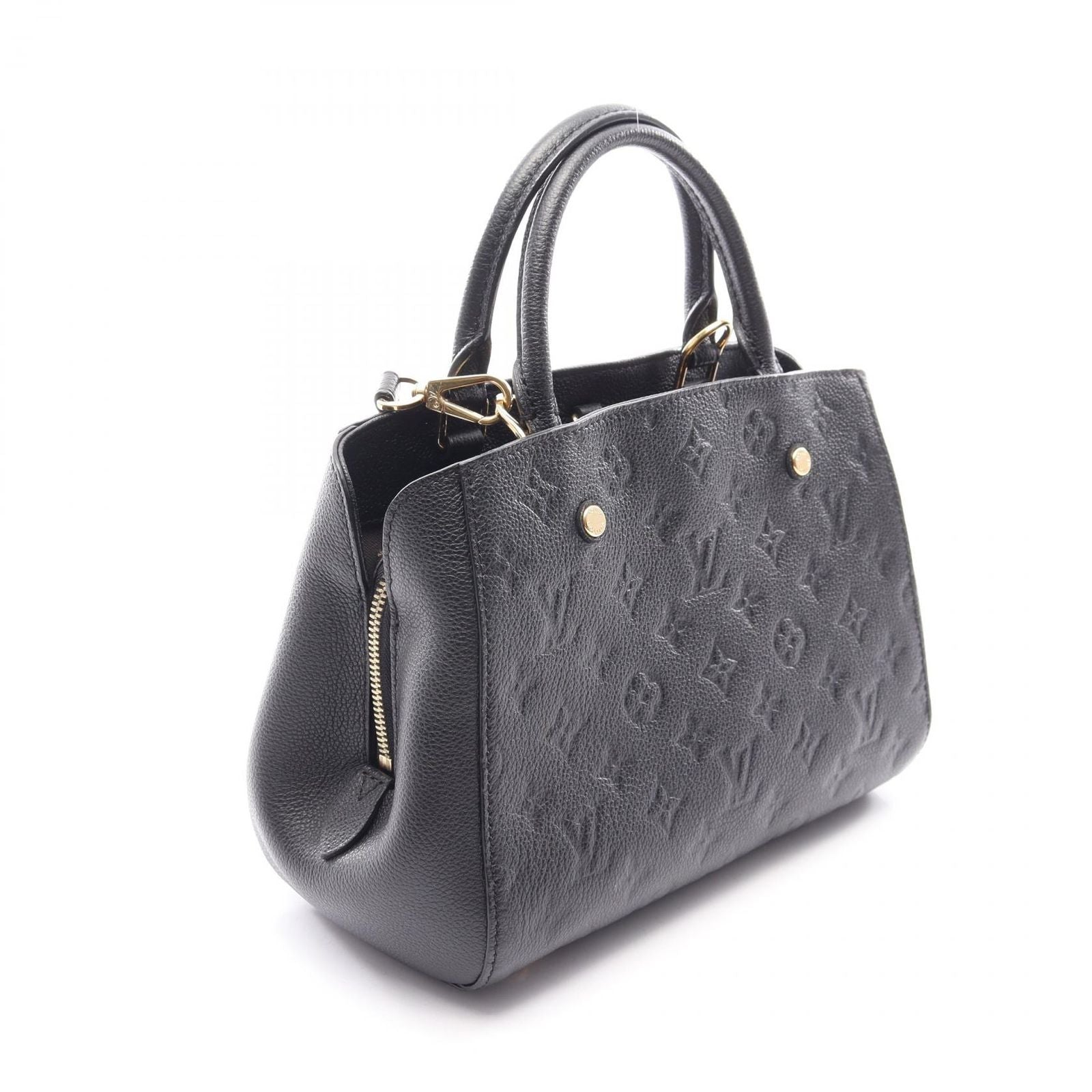 Louis Vuitton Handbag Montaigne BB 2-Way Noir Leather Montigne BB — view 2