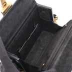 Dior Shoulder Bag Addict Small Box Black Leather — view 3