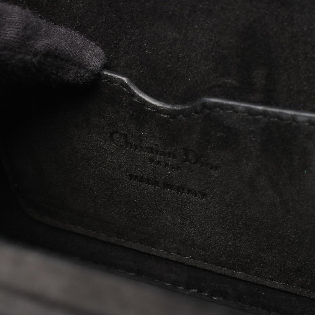 Dior Shoulder Bag Addict Small Box Black Leather — view 4