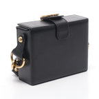 Dior Shoulder Bag Addict Small Box Black Leather — view 2