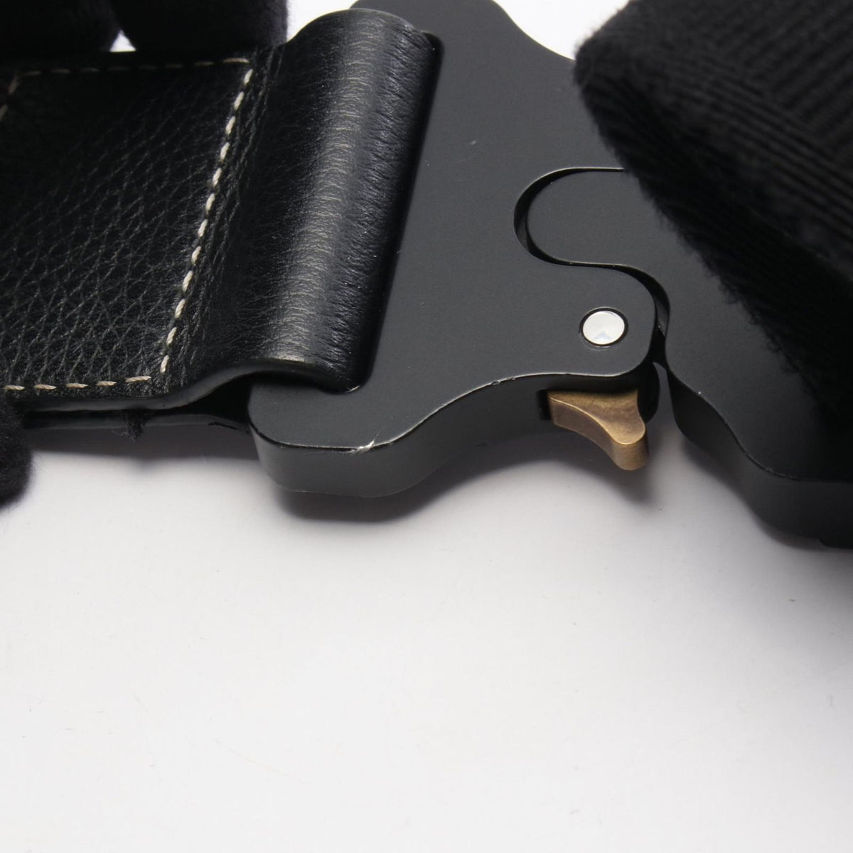 Dior Waist Bag Kaws Saddle Black Leather — view 8