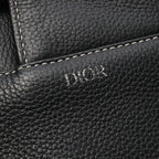 Dior Waist Bag Kaws Saddle Black Leather — view 7