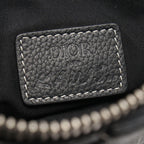 Dior Waist Bag Kaws Saddle Black Leather — view 4