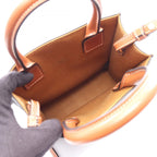 Celine Handbag Mini Vertical Cover Trio 2-Way Black Brown Canvas Leather — view 3