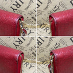 Gucci Wallet Micro GG Leather Red Round Card Billfold Coin — view 7