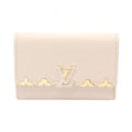 Louis Vuitton Trifold Wallet Portefeuille Capucines Compact Quartz Leather Watch
