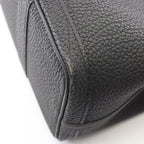 Hermes Tote Garden Party TPM Black Leather — view 8