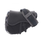 Dior Shoulder Bag Sacai Saddle Black Nylon Leather Mini
