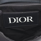Dior Shoulder Bag Sacai Saddle Black Nylon Leather Mini — view 4