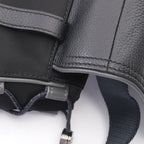 Dior Shoulder Bag Sacai Saddle Black Nylon Leather Mini — view 5