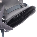 Dior Shoulder Bag Sacai Saddle Black Nylon Leather Mini — view 3