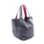 Hermes Handbag Picotin Lock MM Blue New Rosepurple Leather MM Eclat — view 2